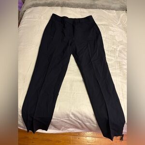 Black Brooks Brothers Women's Dark Navy Dress Pants